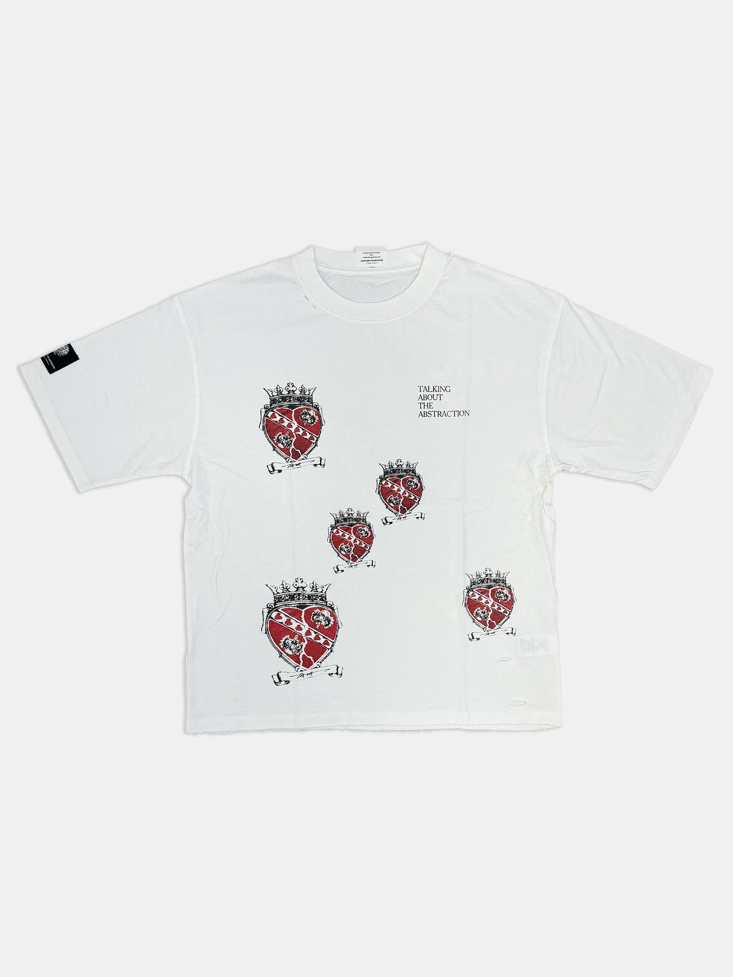 【NEW】HEART CROWN TEE WHITE 2627AW-T-008
