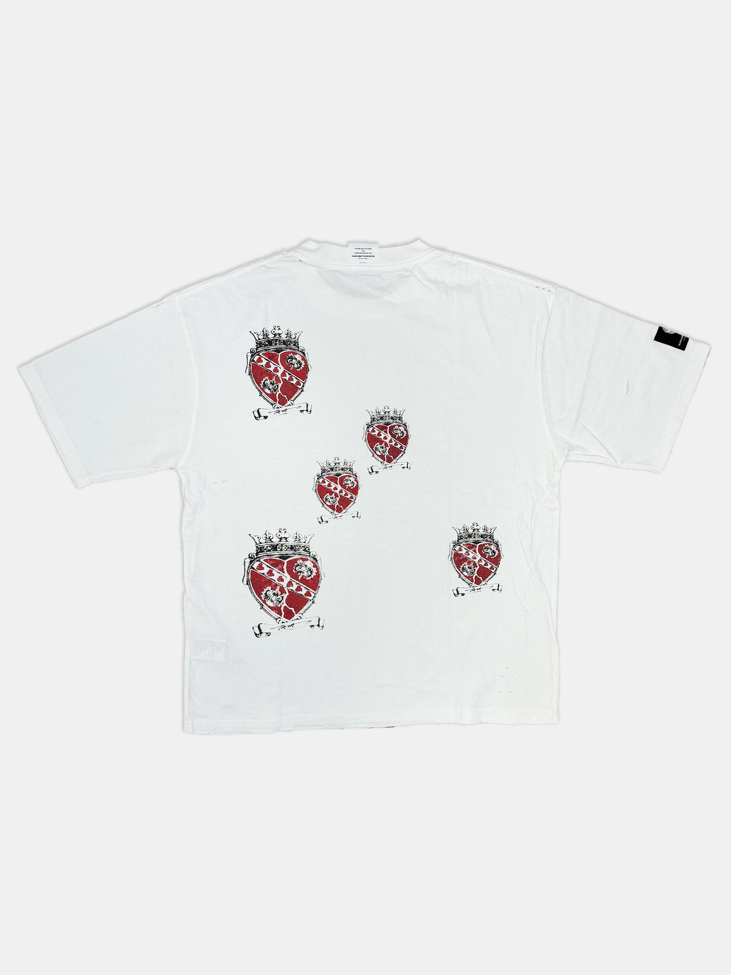 【NEW】HEART CROWN TEE WHITE 2627AW-T-008