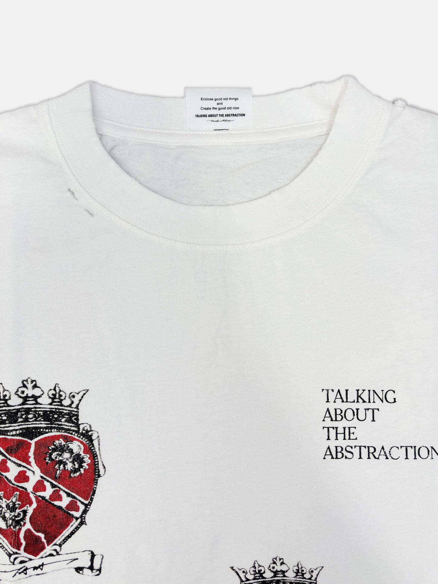 【NEW】HEART CROWN TEE WHITE 2627AW-T-008