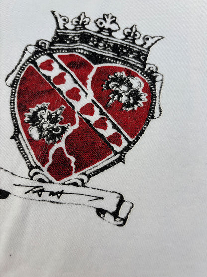 【NEW】HEART CROWN TEE WHITE 2627AW-T-008