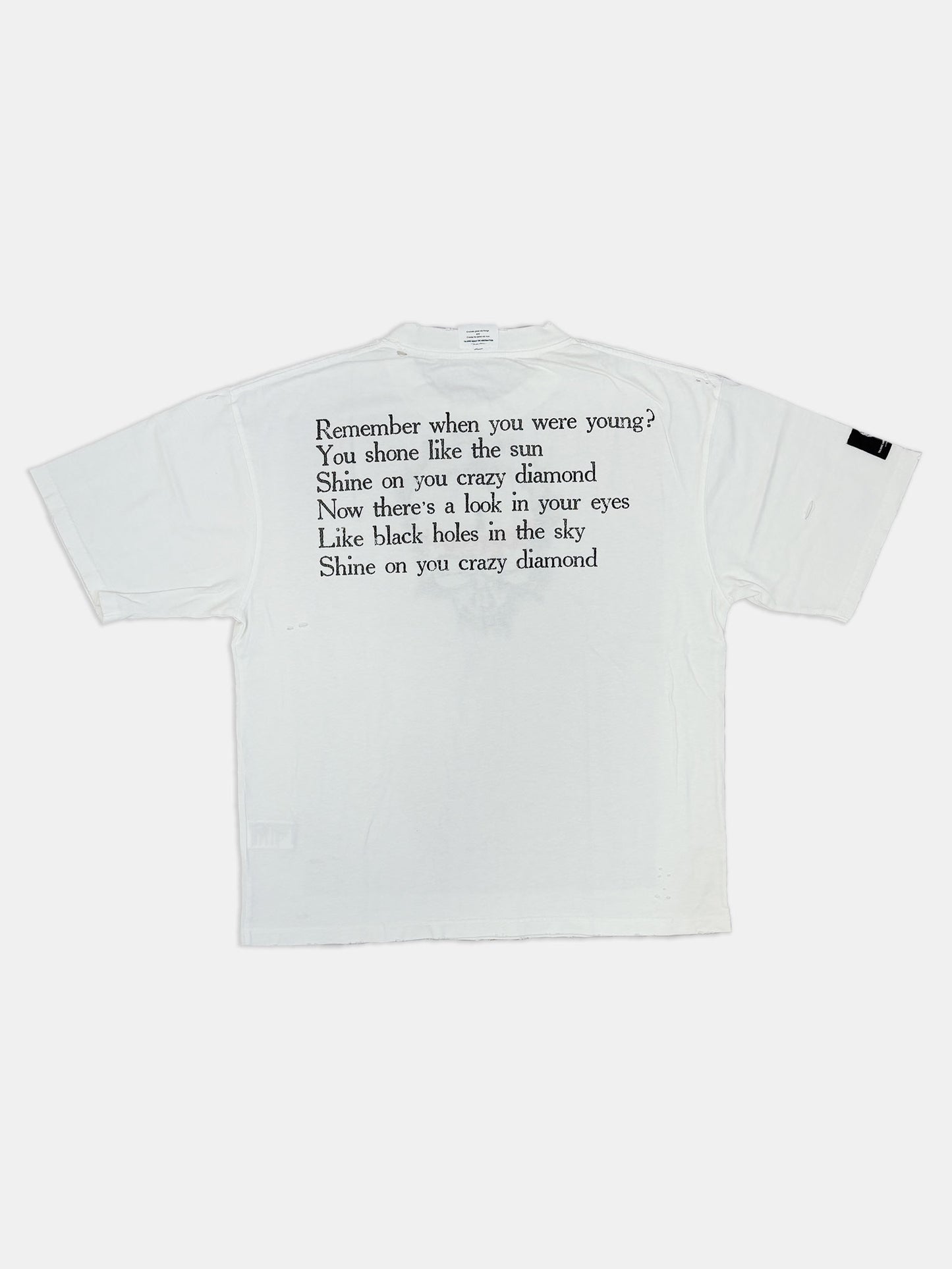 【NEW】SKULL TEE WHITE 2627AW-T-009