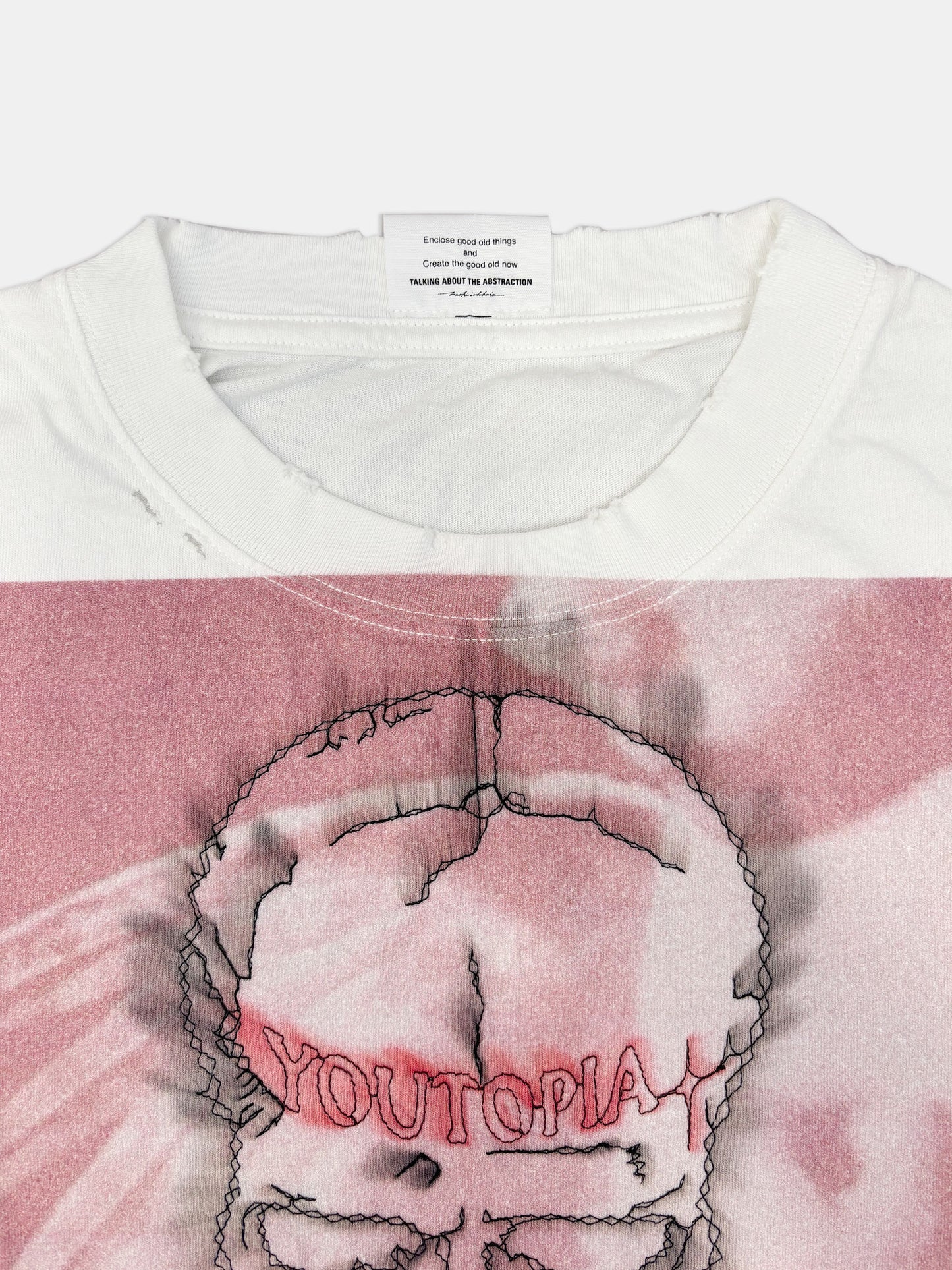 【NEW】SKULL TEE WHITE 2627AW-T-009