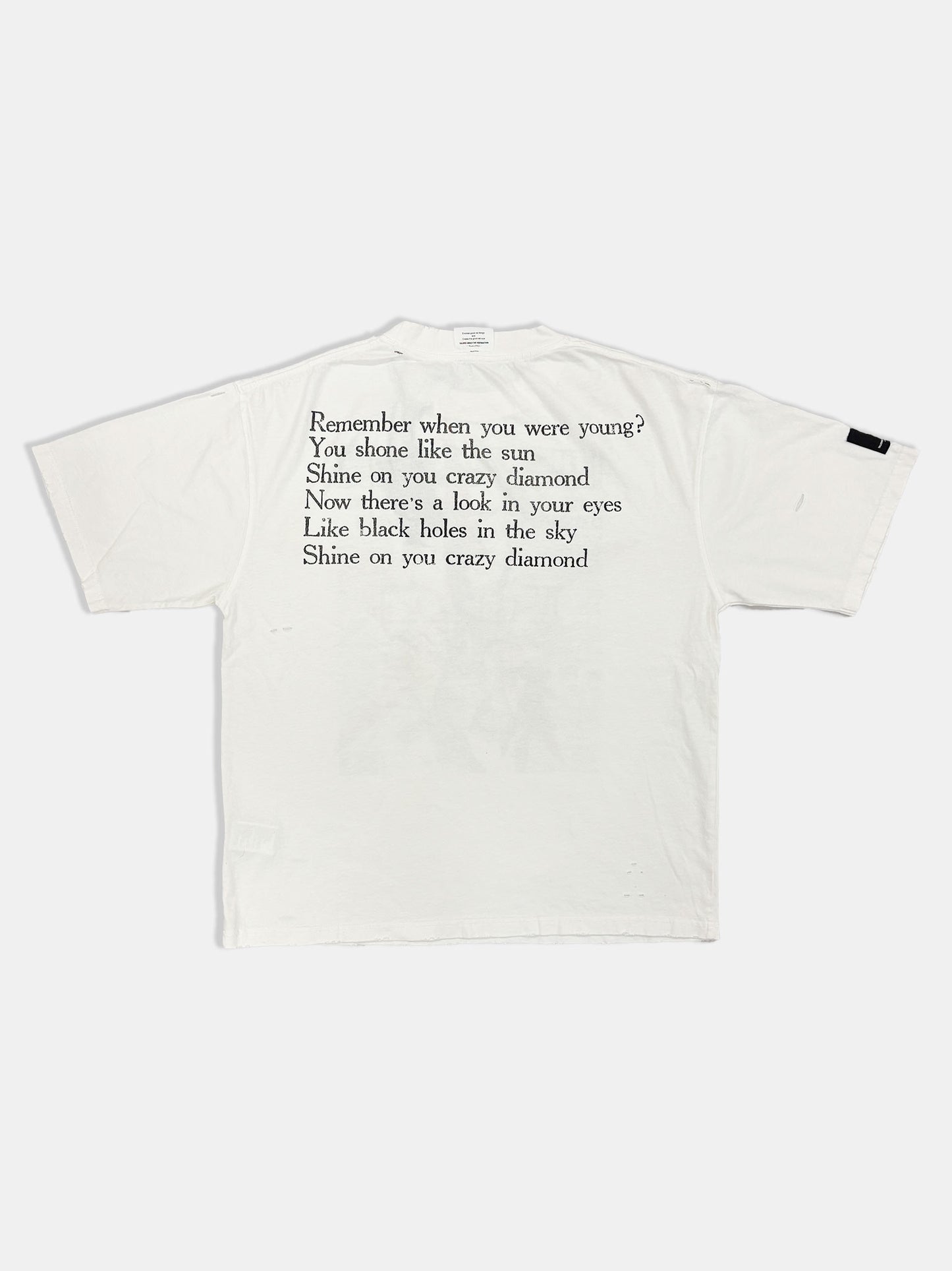 【NEW】NEWS PAPER TEE WHITE 2627AW-T-010