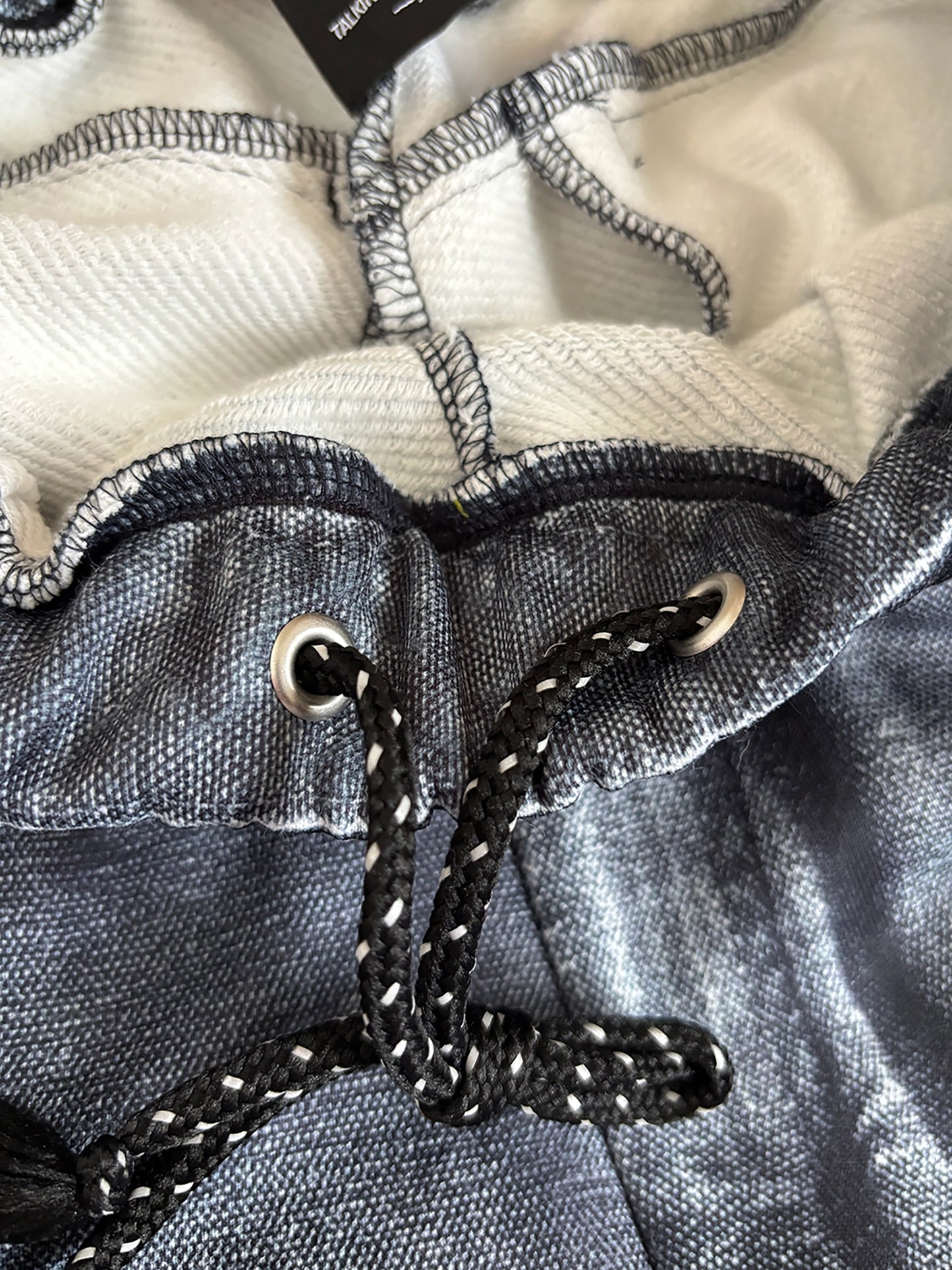 PRINT DUCK WIDE PANTS BLACK 26SS-PT-002CH