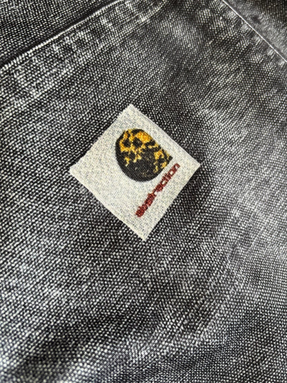 PRINT DUCK WIDE PANTS BLACK 26SS-PT-002CH