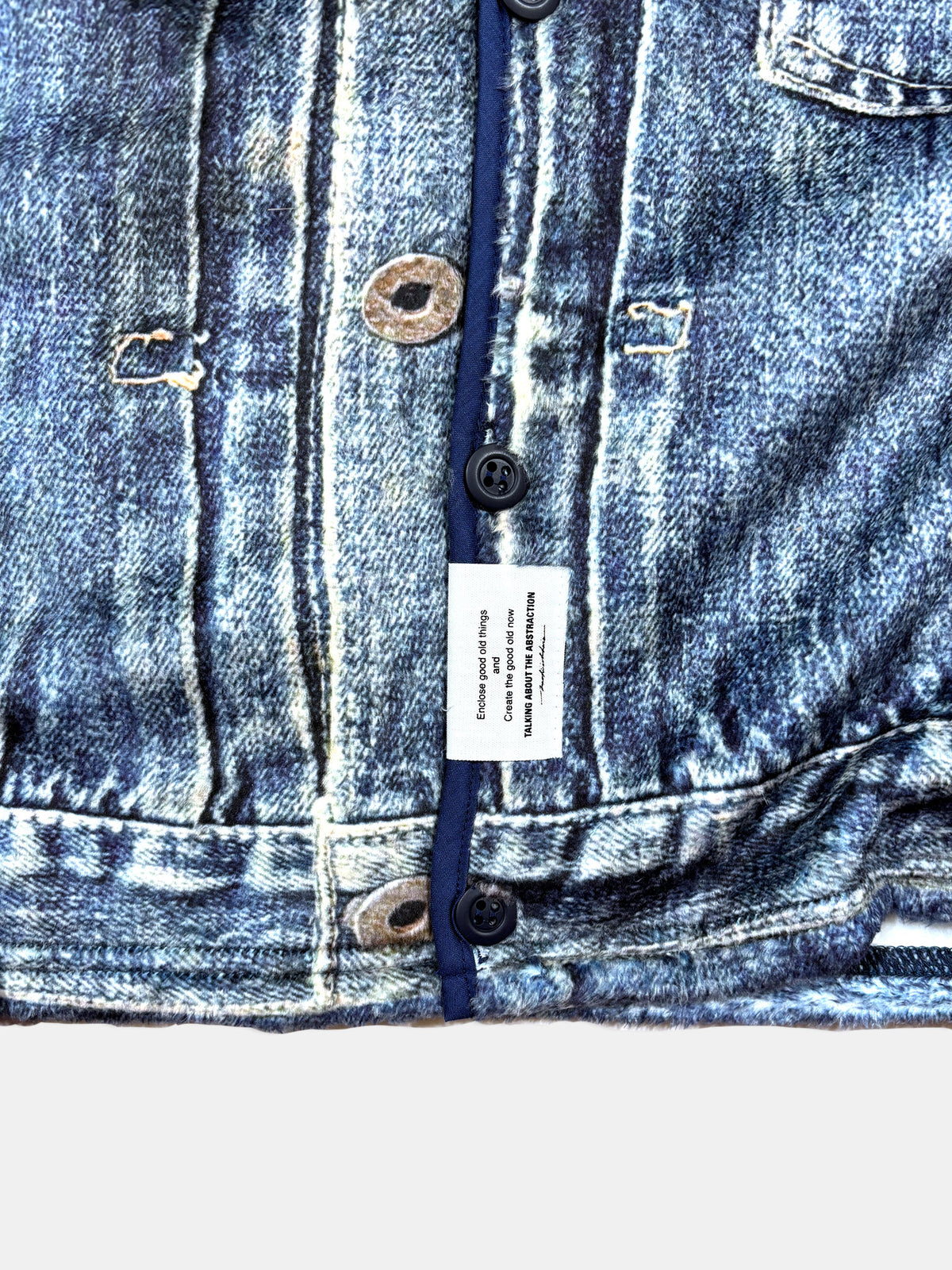 【NEW】TRANSFER FUR CARDIGAN DENIM JACKET 2627AW-CD-002