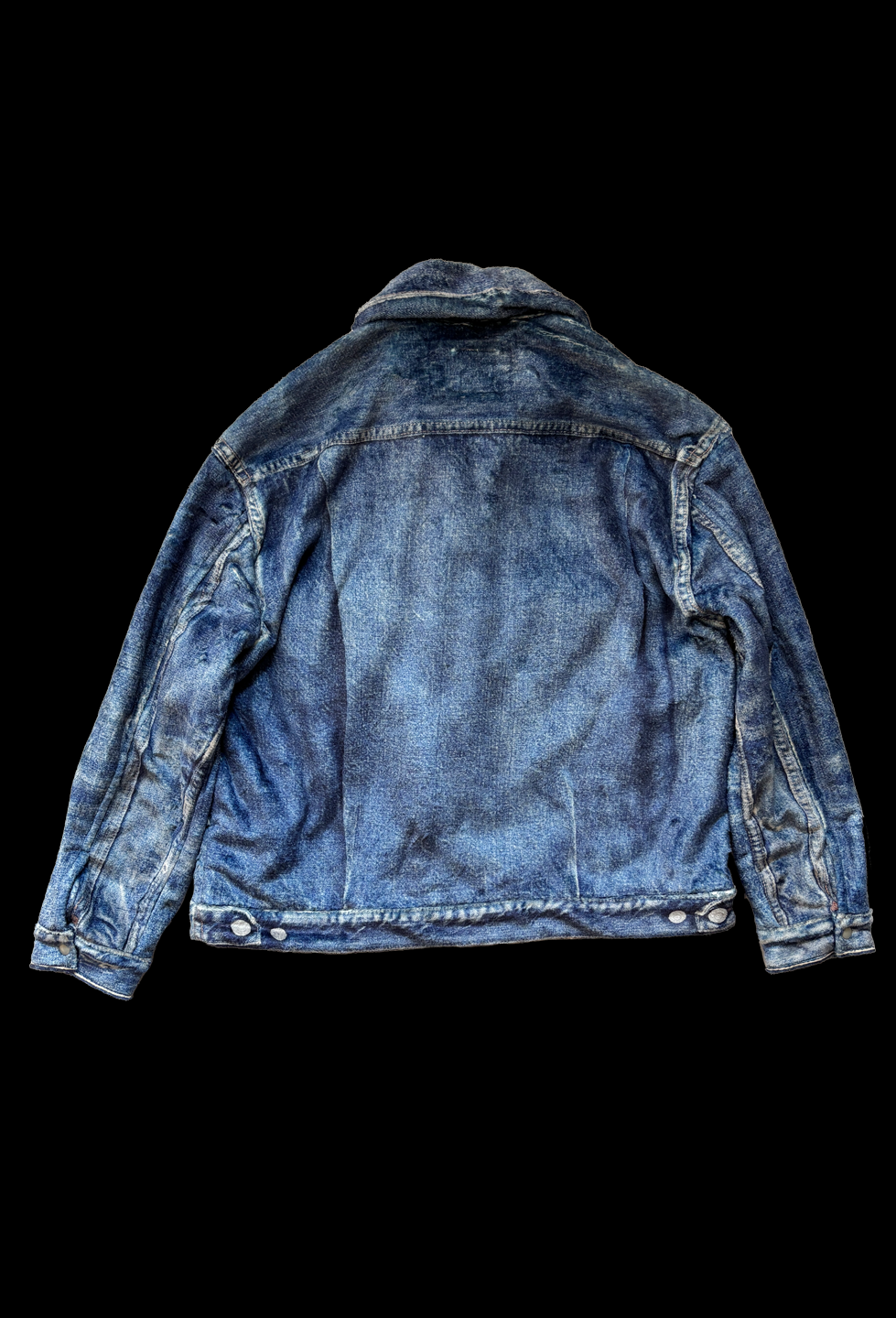 【NEW】DENIM PRINT FUR JKT