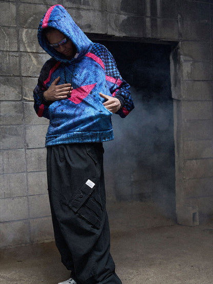 TRANSFER PRINT FUR PARKA 2627AW-PK-006_blue 画像8