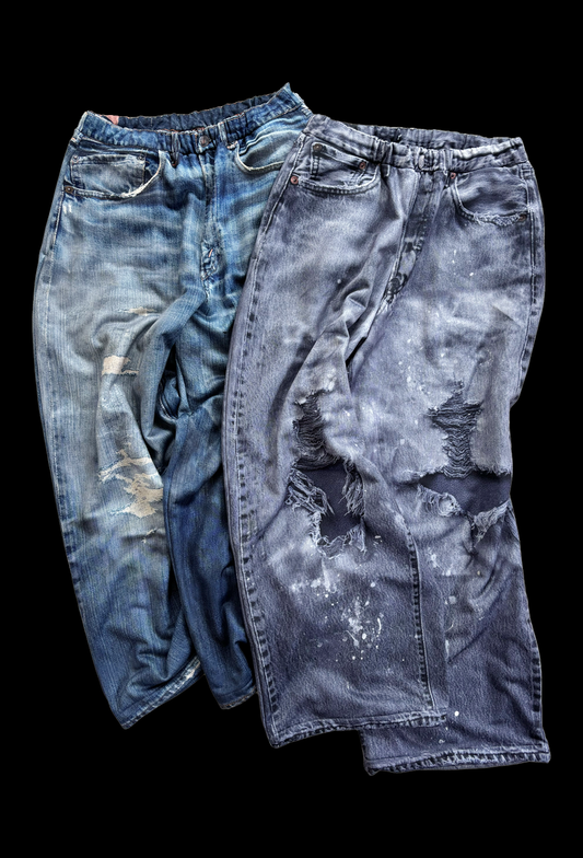 【NEW】PRINT WIDE PANTS