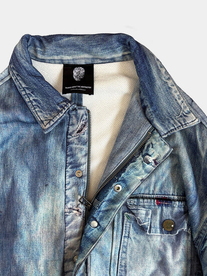 PRINT COVERALL DENIM NPT-J-004