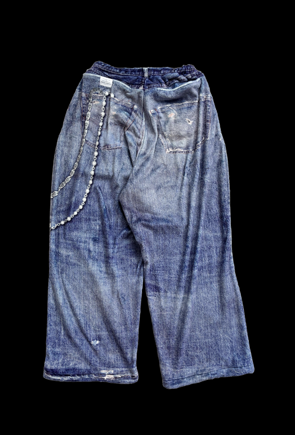 【NEW】PRINT FAR WIDE PANTS