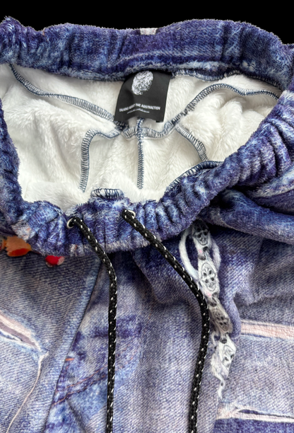 【NEW】PRINT FAR WIDE PANTS