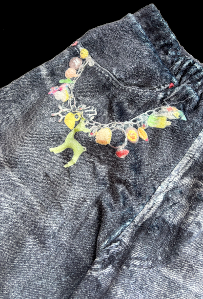 【NEW】PRINT FAR WIDE PANTS