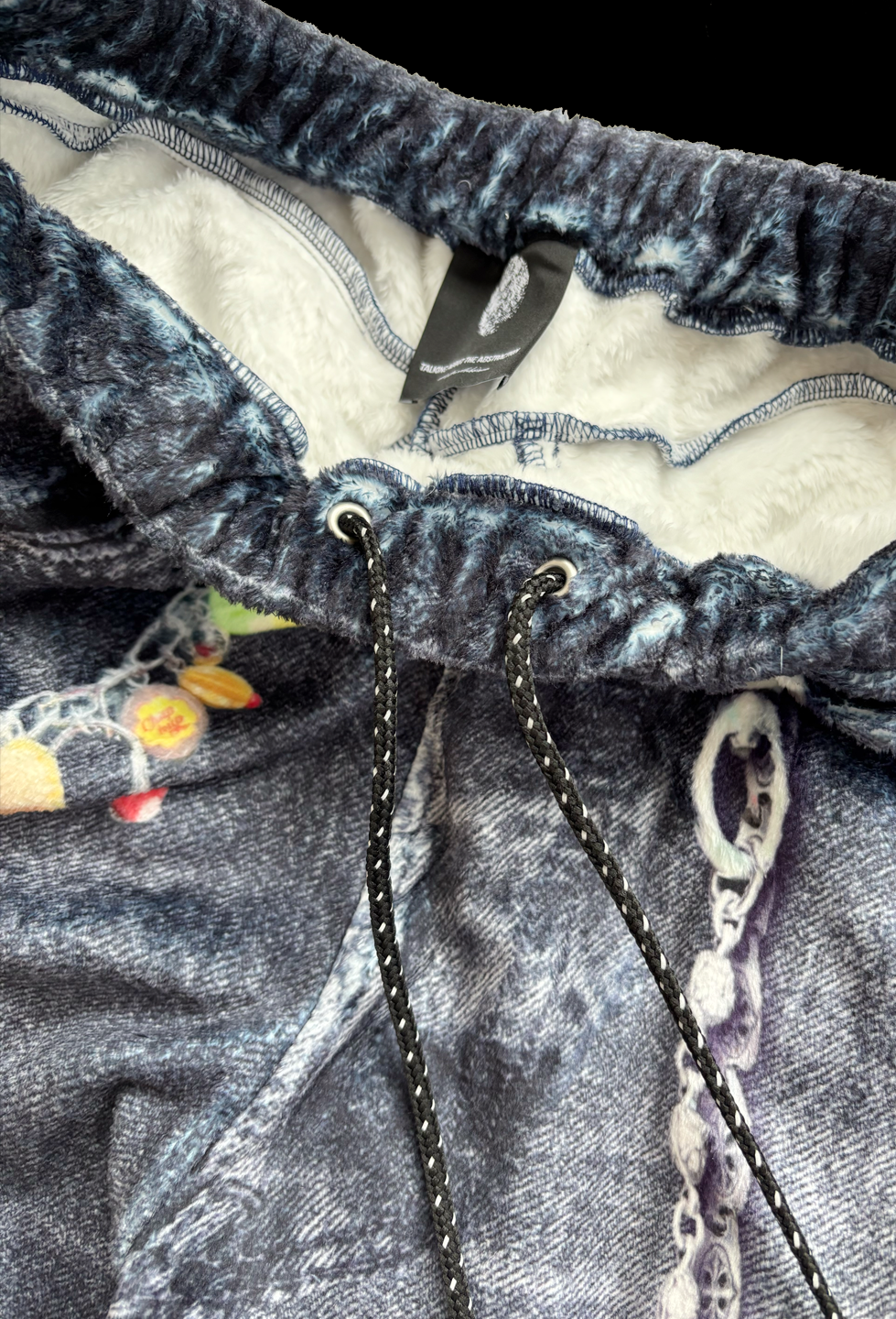 【NEW】PRINT FAR WIDE PANTS