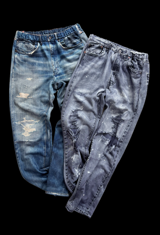 【NEW】PRINT STARIGHT PANTS