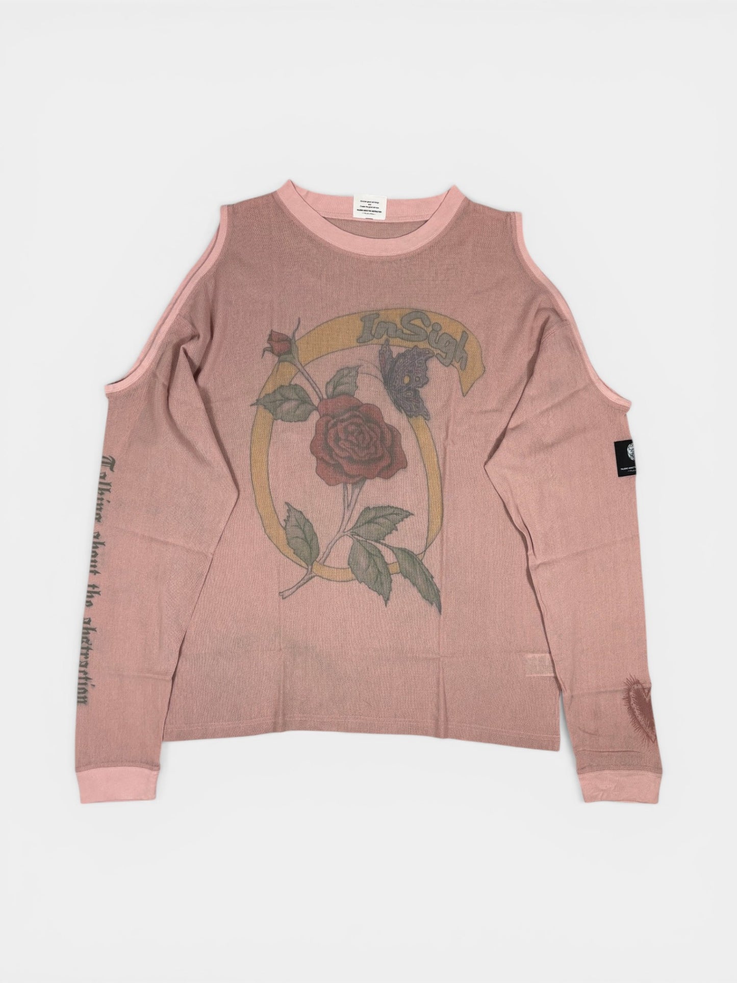 OPEN SHOULDER LS PINK 26SS-LCT-003