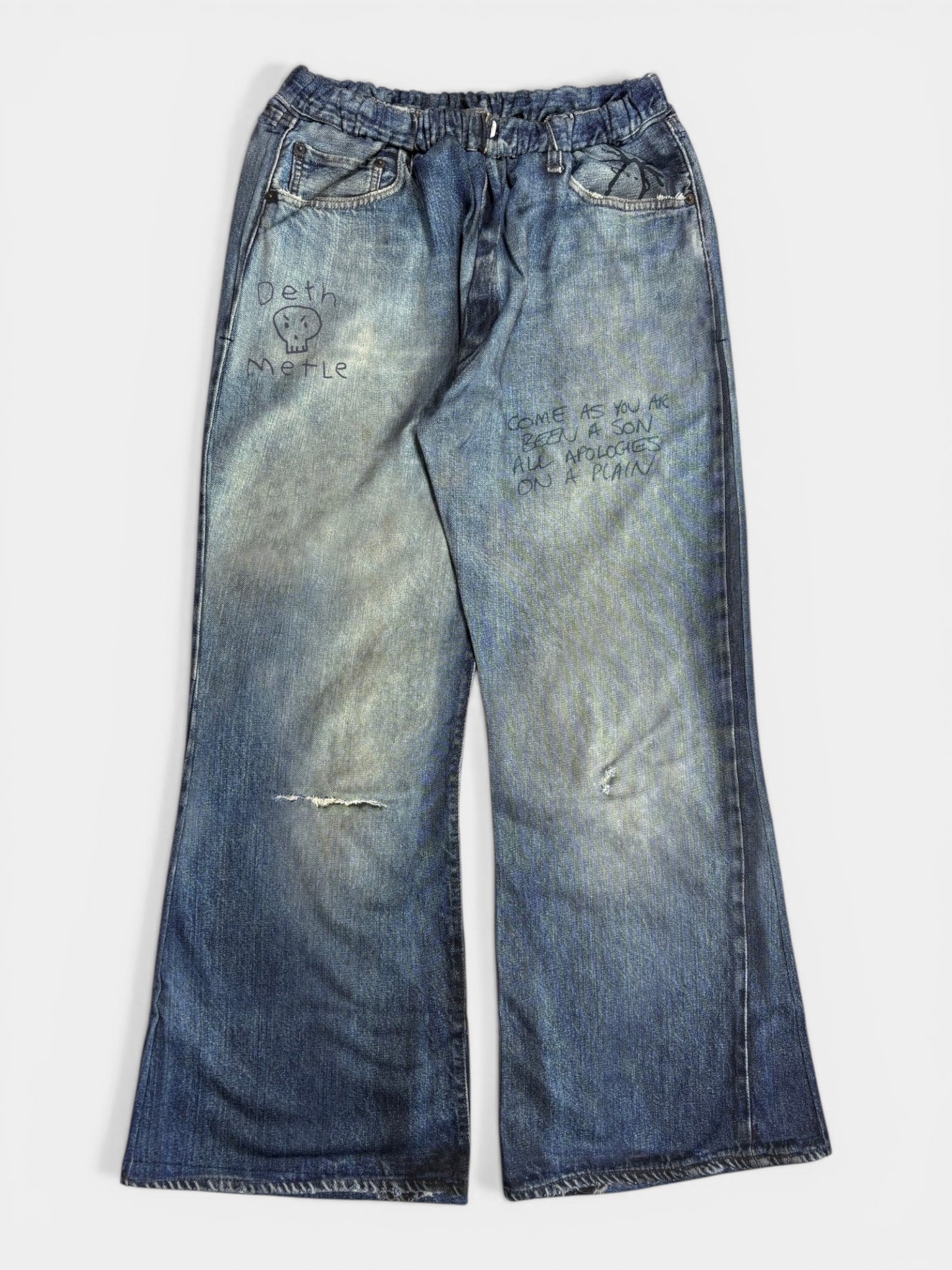 PRINT FLARE PT 66DENIM 26SS-PT-003