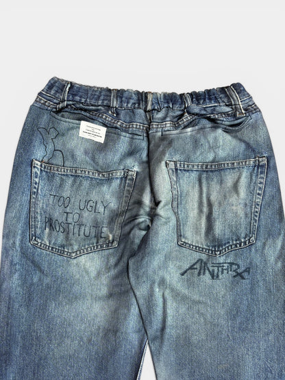 PRINT FLARE PT 66DENIM 26SS-PT-003