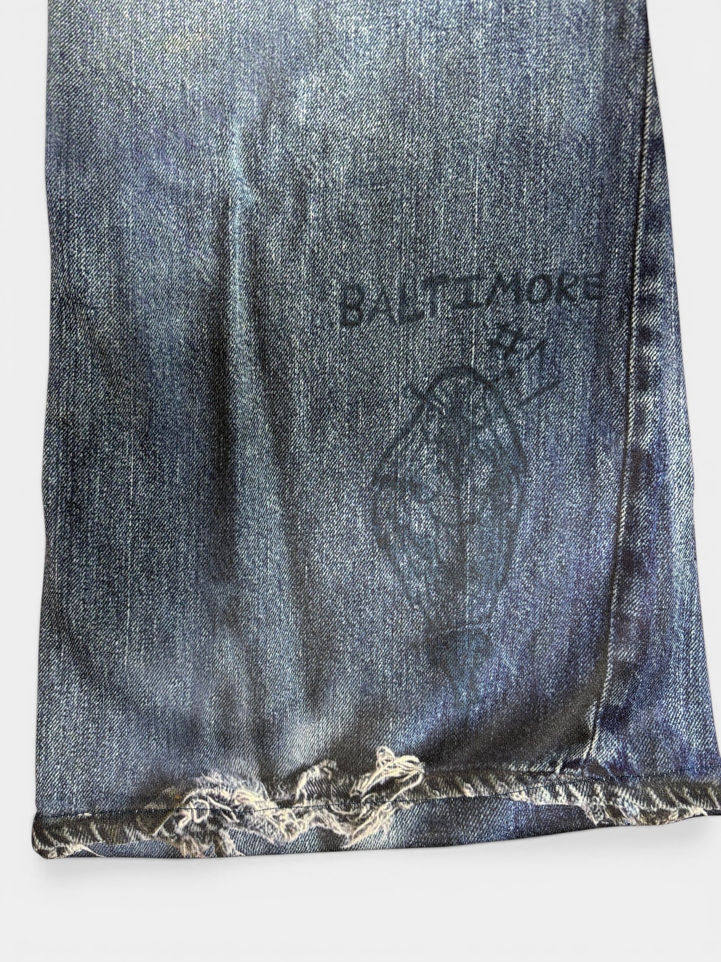 PRINT FLARE PT 66DENIM 26SS-PT-003
