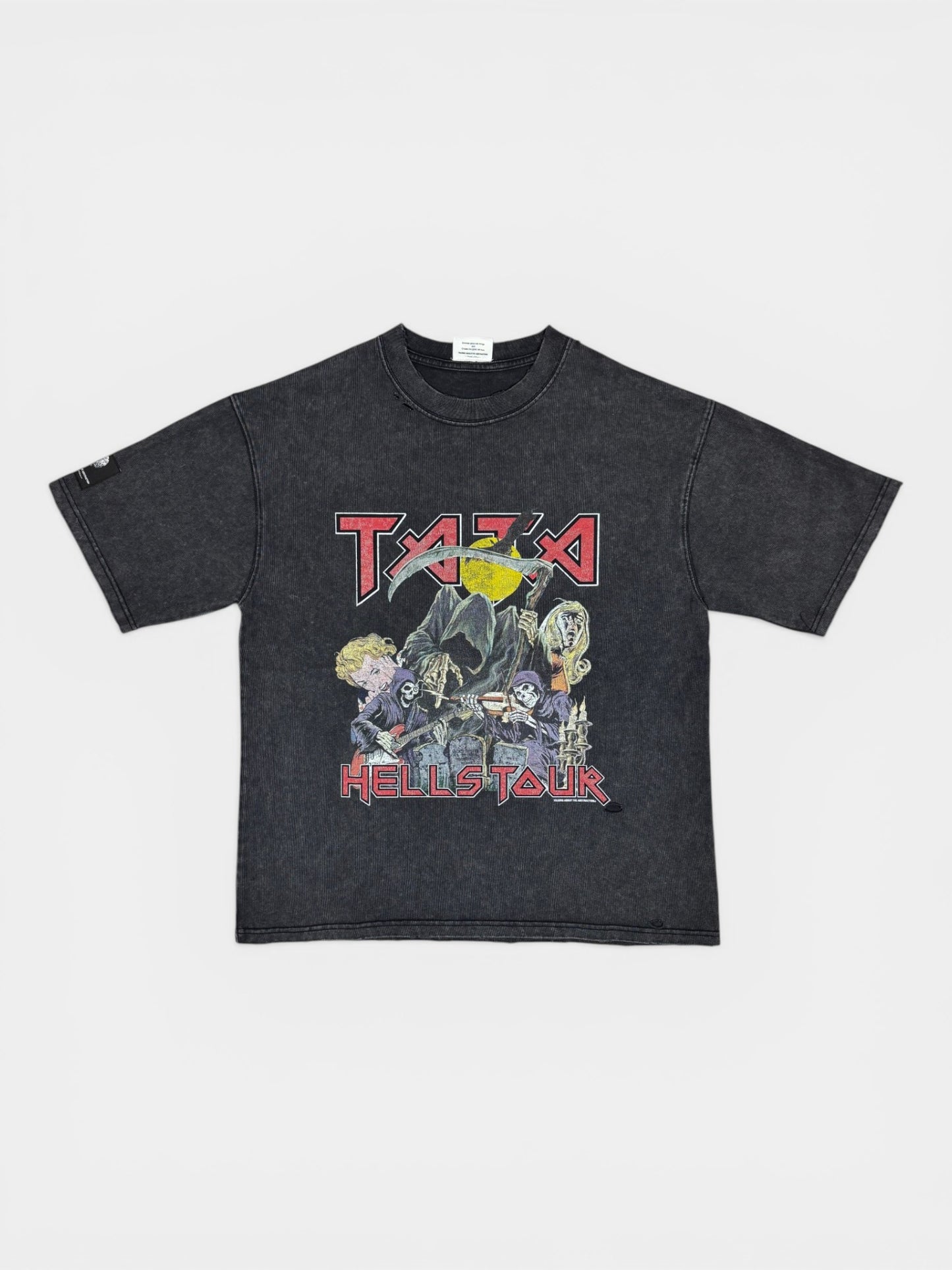HELLS TOUR TEE BLACK 26SS-T-018