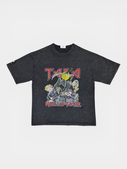 HELLS TOUR TEE BLACK 26SS-T-018