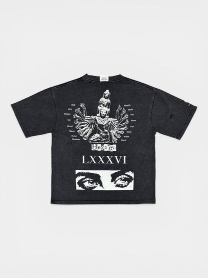 JESUS CHRIST TEE2 BLACK 26SS-T-008