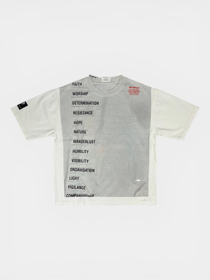ART REPLICA TEE WHITE 26SS-T-026