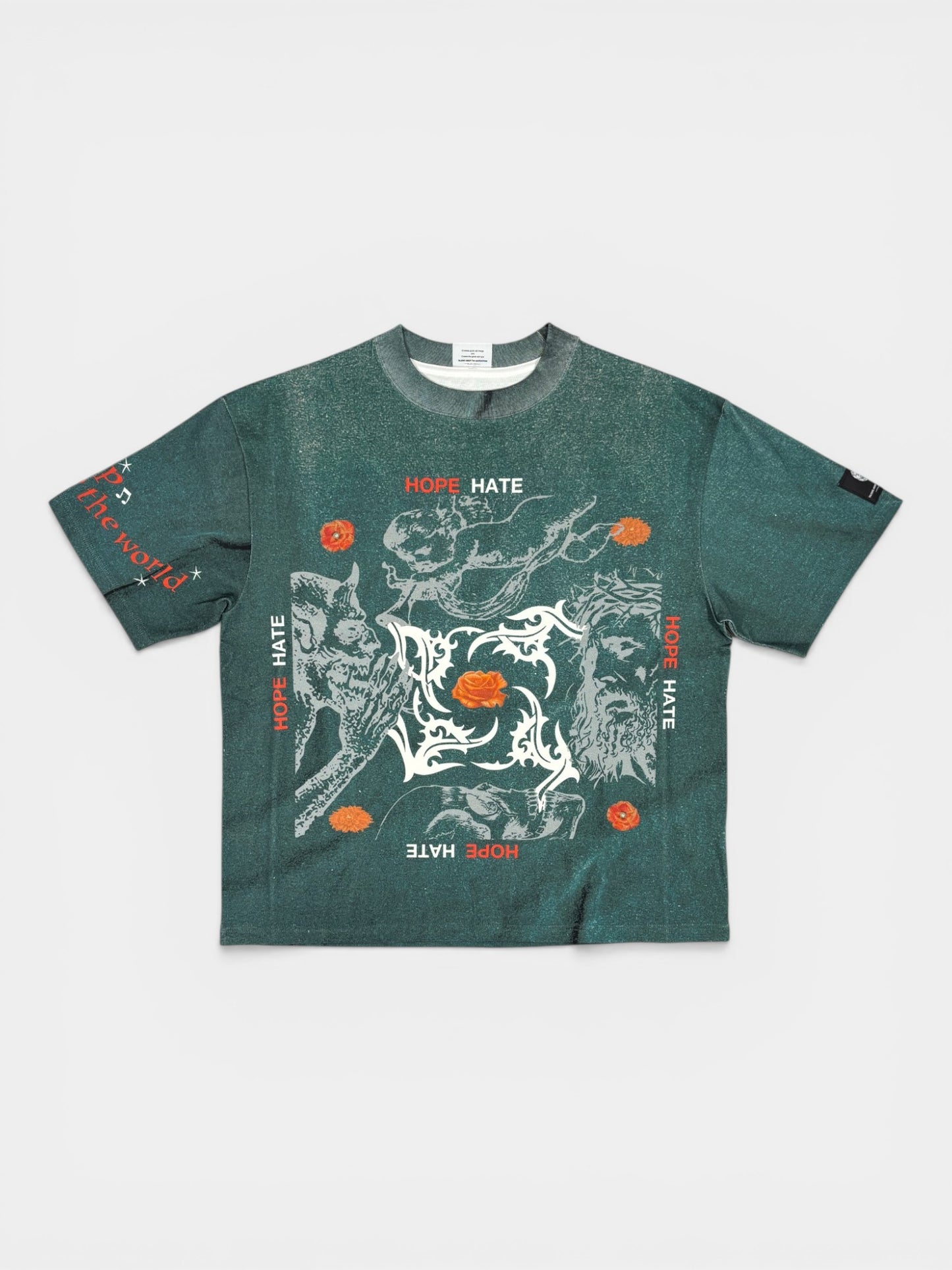 RHCP ART RPRICA TEE BLACK 26SS-T-005