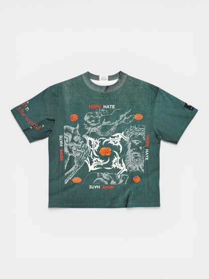 RHCP ART RPRICA TEE BLACK 26SS-T-005