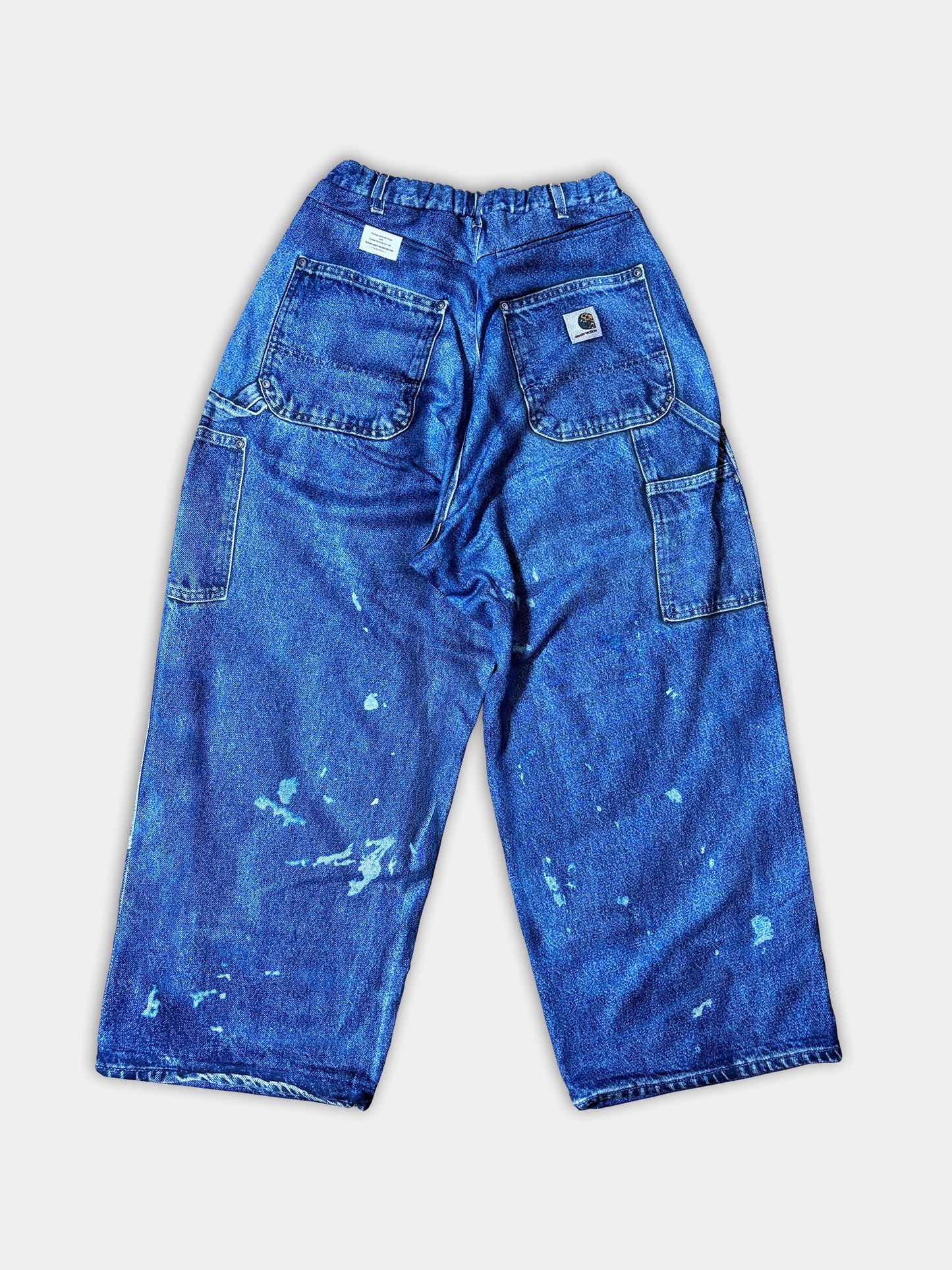 PRINT DUCK WIDE PANTS DENIM 26SS-PT-002CH