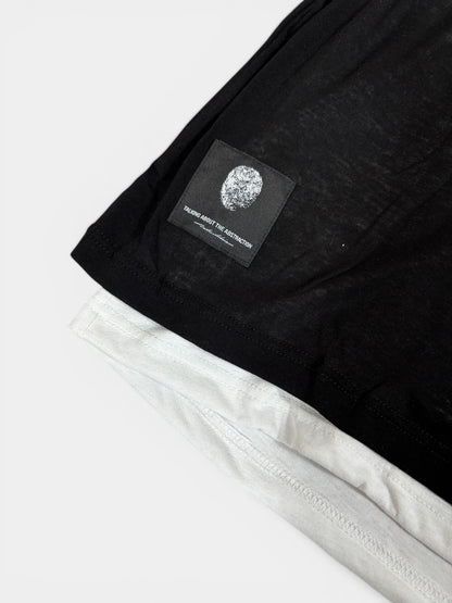 ROBO ARM LAYERED L/S TEE BLACK 26SS-LS-003