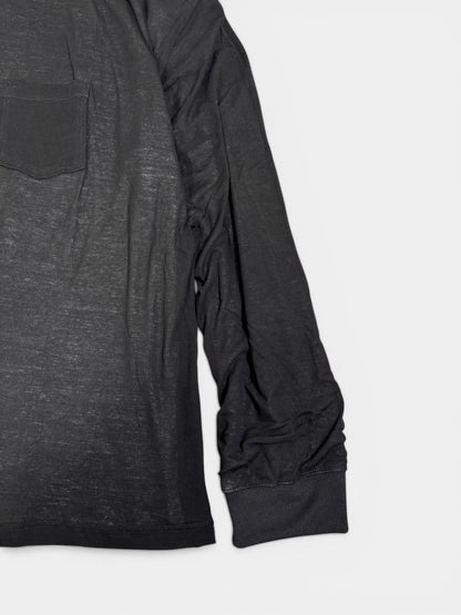 ROBO ARM LAYERED L/S TEE BLACK 26SS-LS-003