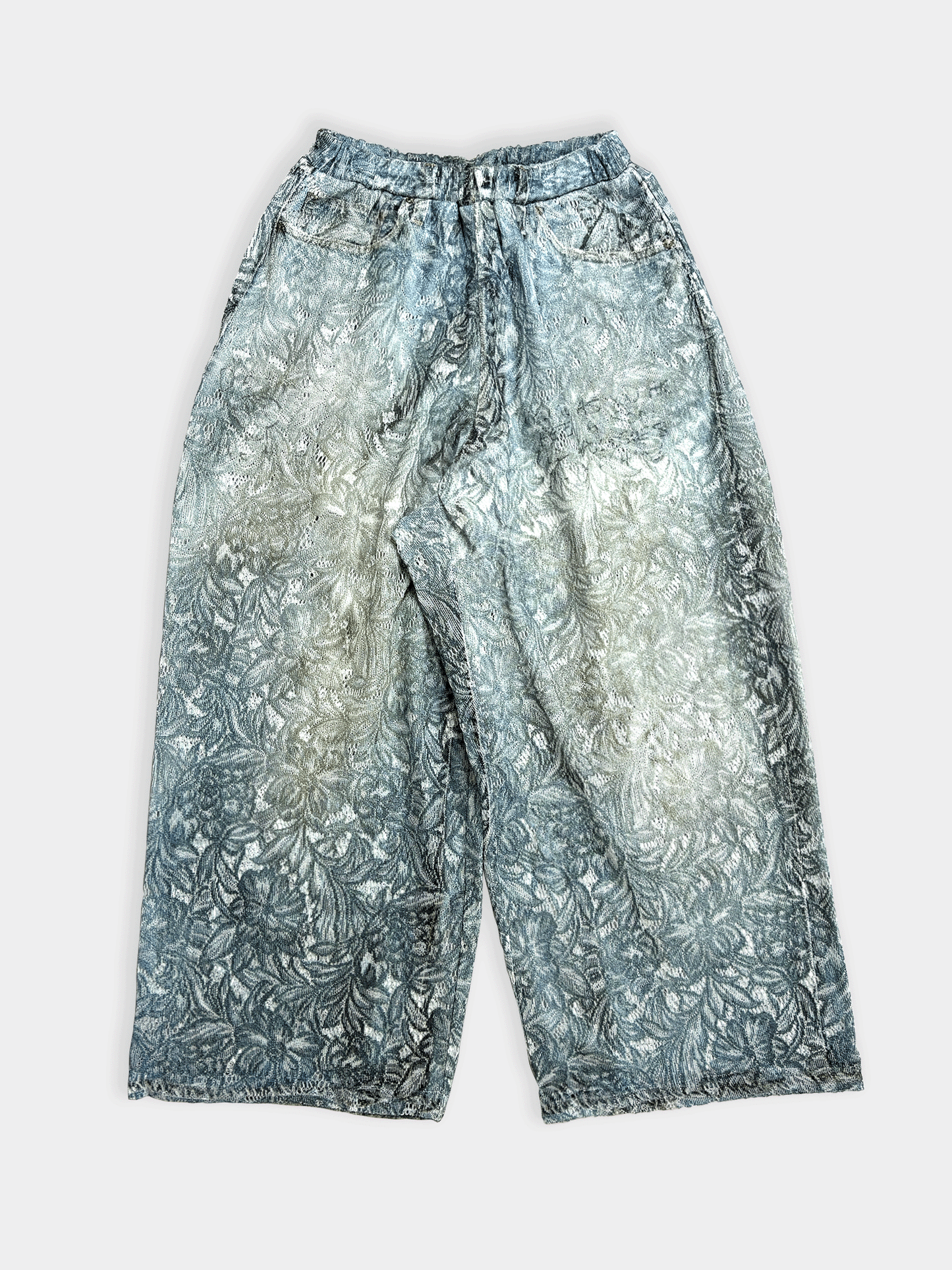 PRINT DUCK WIDE PANTS DENIM 26SS-LPT-001