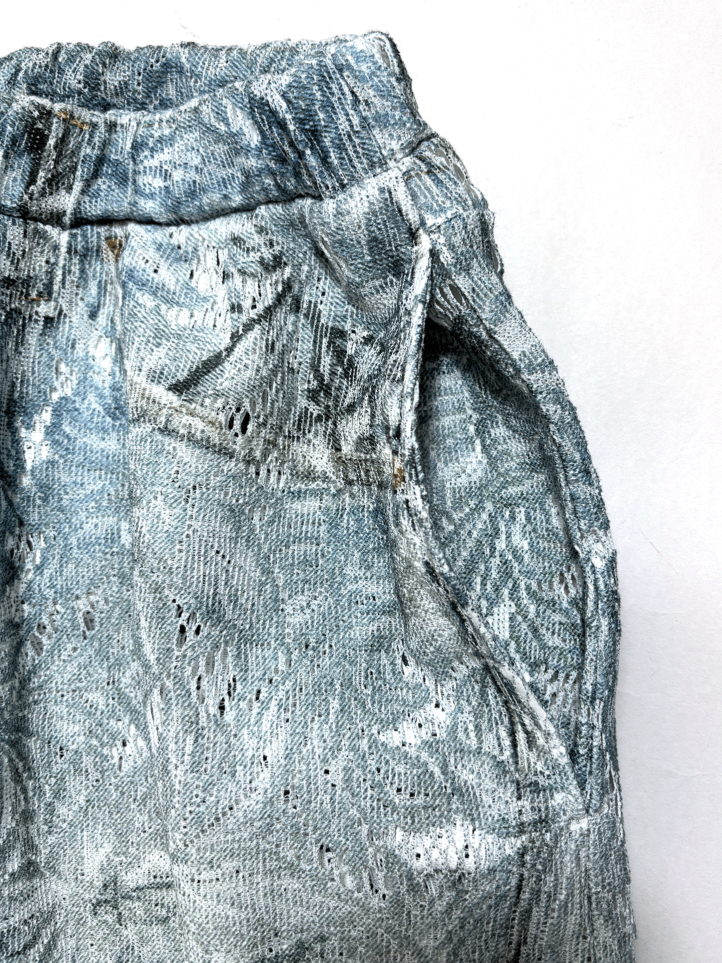 PRINT DUCK WIDE PANTS DENIM 26SS-LPT-001