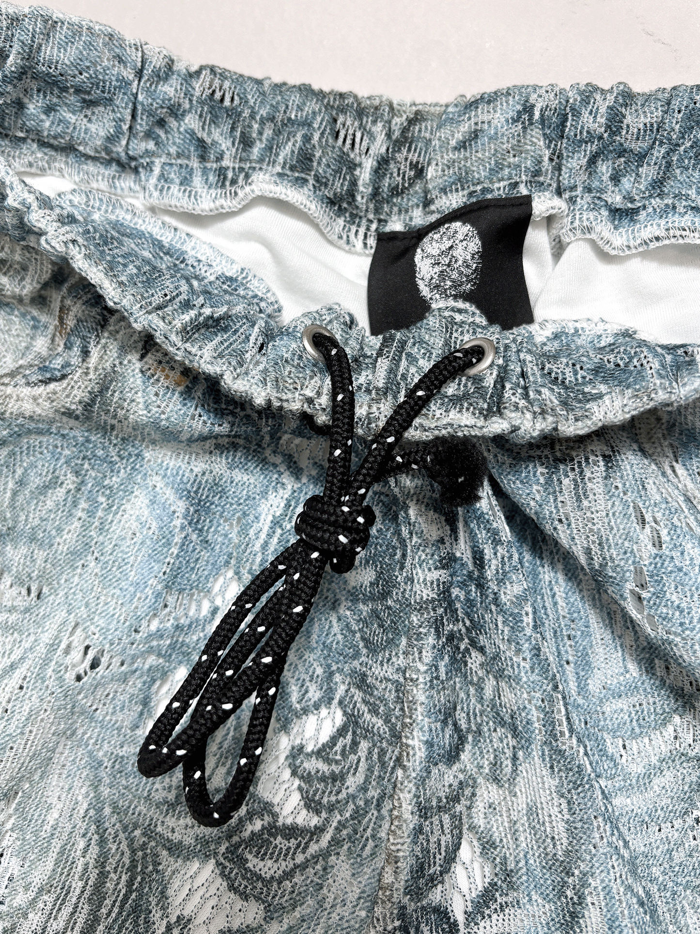 PRINT DUCK WIDE PANTS DENIM 26SS-LPT-001