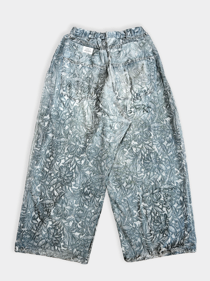 PRINT DUCK WIDE PANTS DENIM 26SS-LPT-001
