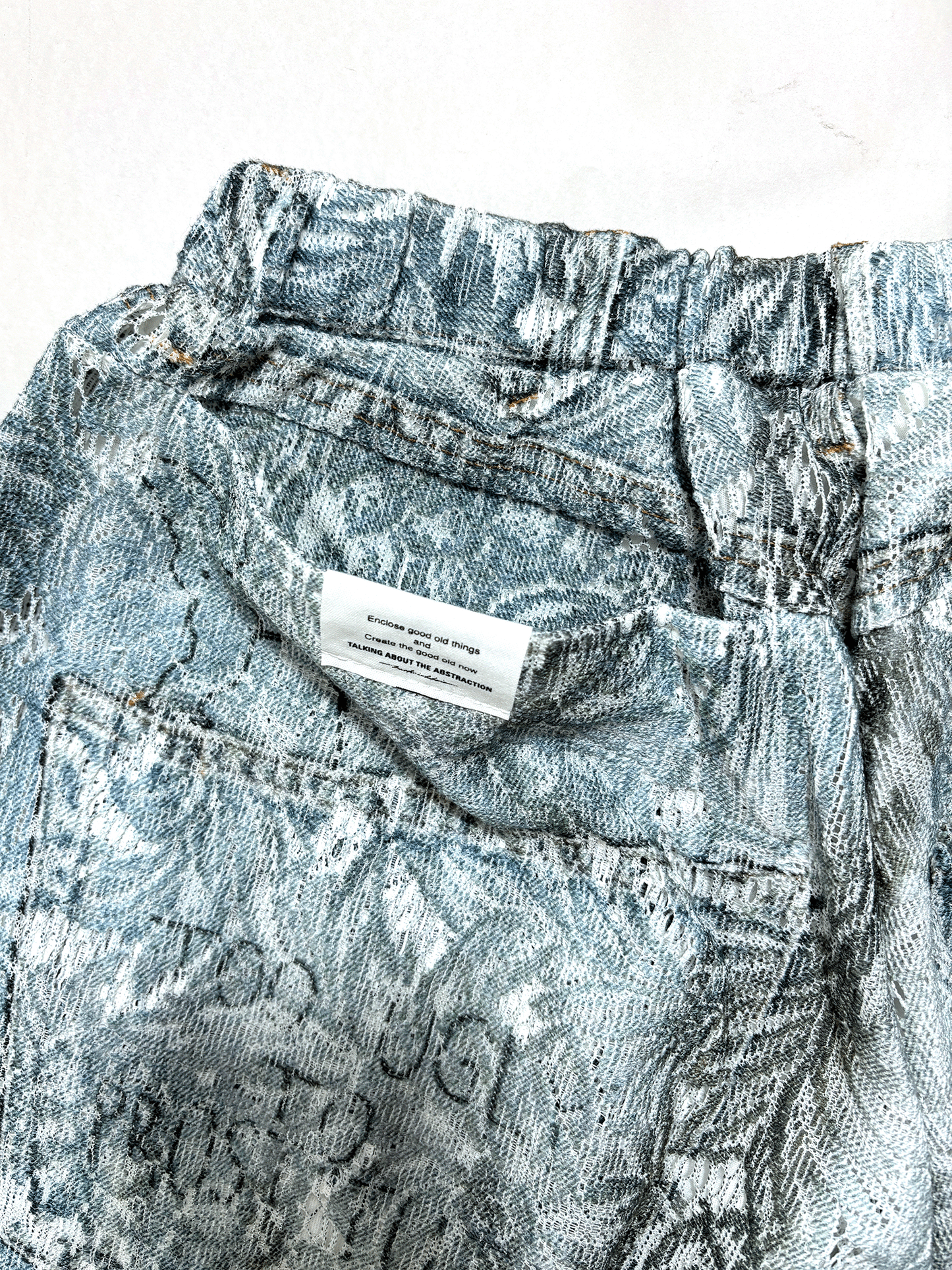 PRINT DUCK WIDE PANTS DENIM 26SS-LPT-001