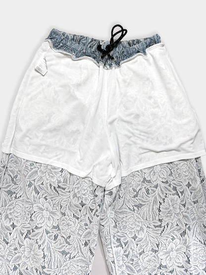 PRINT DUCK WIDE PANTS DENIM 26SS-LPT-001