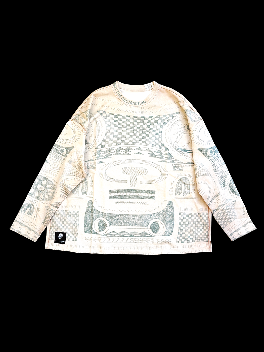 ART REPLICA MOCK NECK TEE_MMO