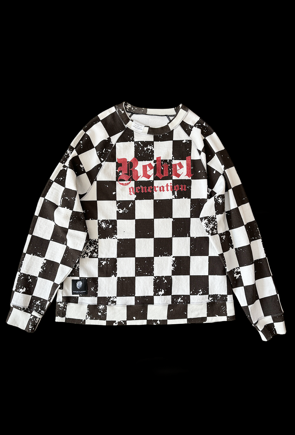 【NEW】CHECKERED FLAG RAGLAN SWEAT
