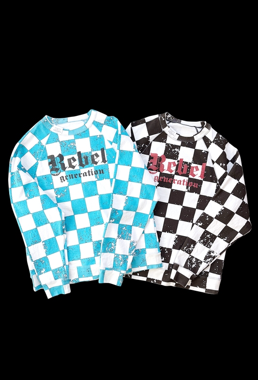 【NEW】CHECKERED FLAG RAGLAN SWEAT