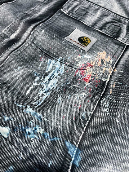 PRINT COVERALL BLACK 26SS-J-001